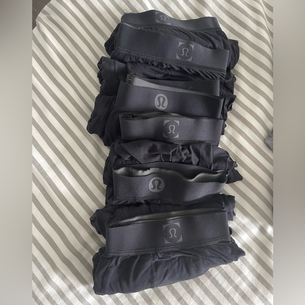 Lululemon Black 6- pack boxer brief